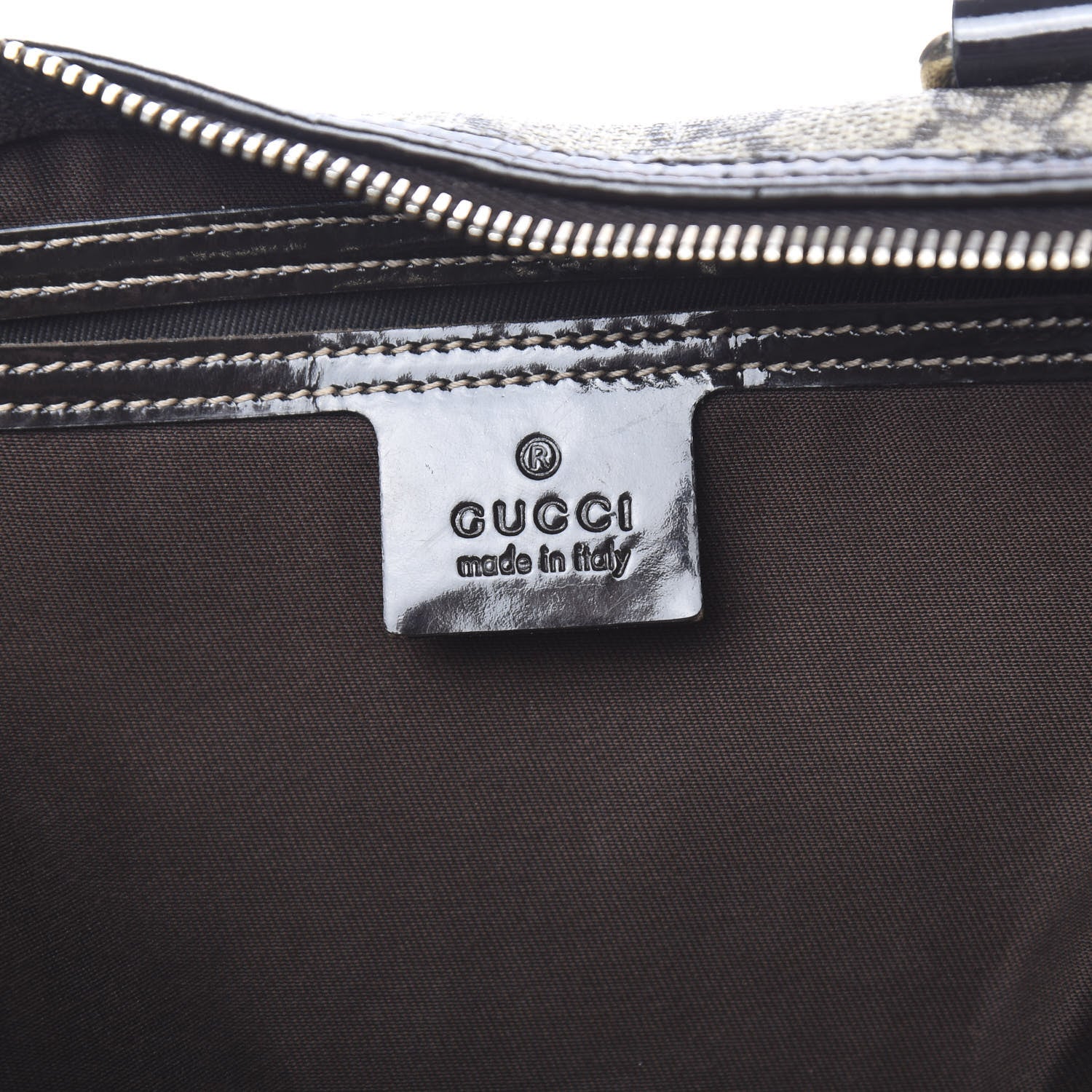 Gucci GG Plus Monogram Medium Joy Boston Dark Brown 5 of 11