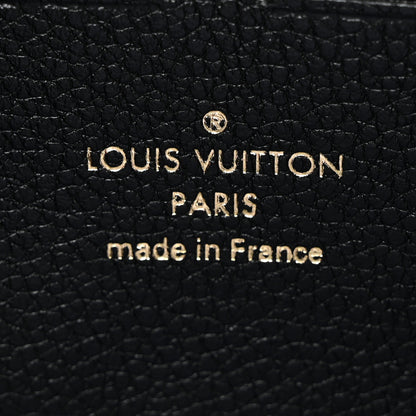 Louis Vuitton Empreinte Monogram Giant Clemence Wallet Black Beige 6 of 7