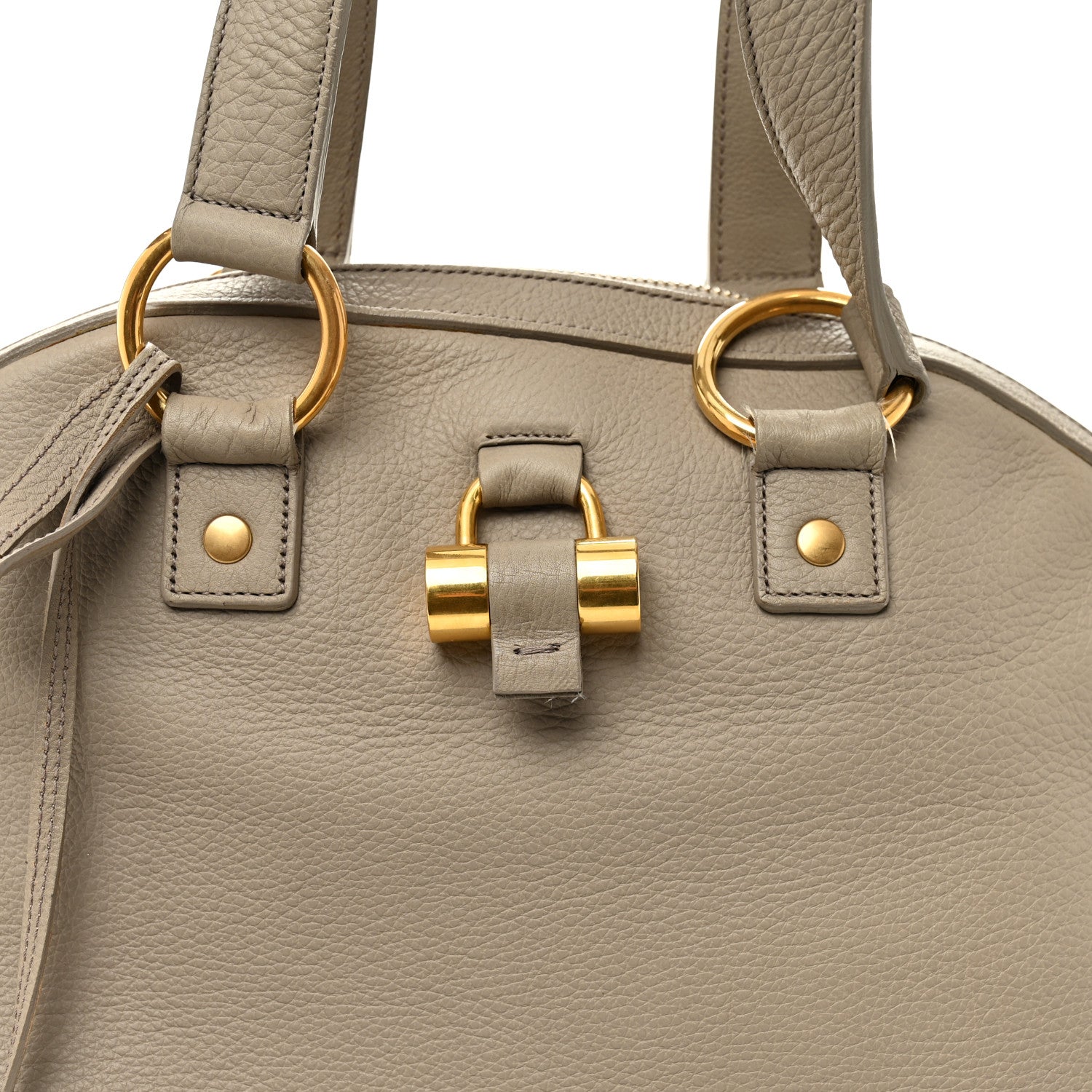 Saint Laurent Calfskin Medium Muse Mink 8 of 12