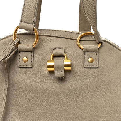 Saint Laurent Calfskin Medium Muse Mink 8 of 12