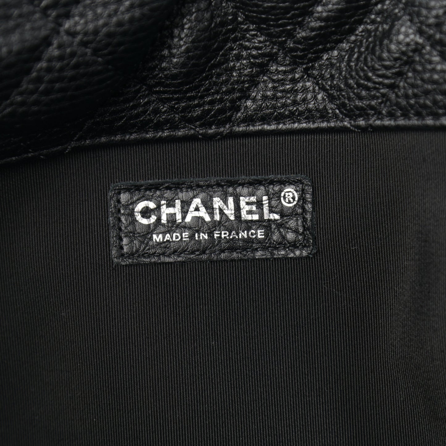 Calfskin Quilted XXL Travel Flap Bag Black