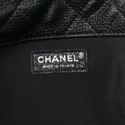 Chanel Calfskin Quilted XXL Travel Flap Bag Black 6 of 10