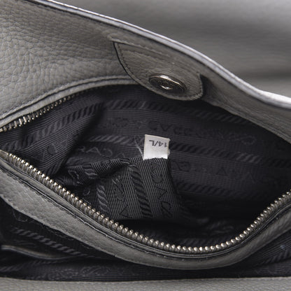 Prada Vitello Daino Side Pocket Tote Marmo 7 of 14