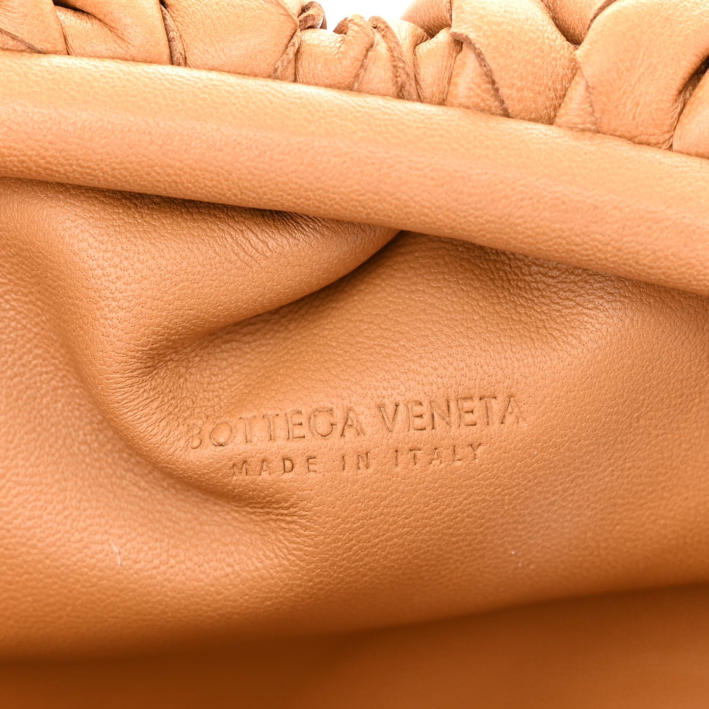 Nappa Intrecciato The Mini Pouch Carmel