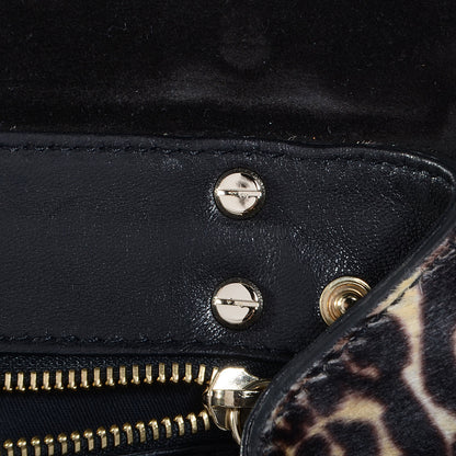 Givenchy Calf Hair Leopard Print Mirte Saddle Bag 9 of 10