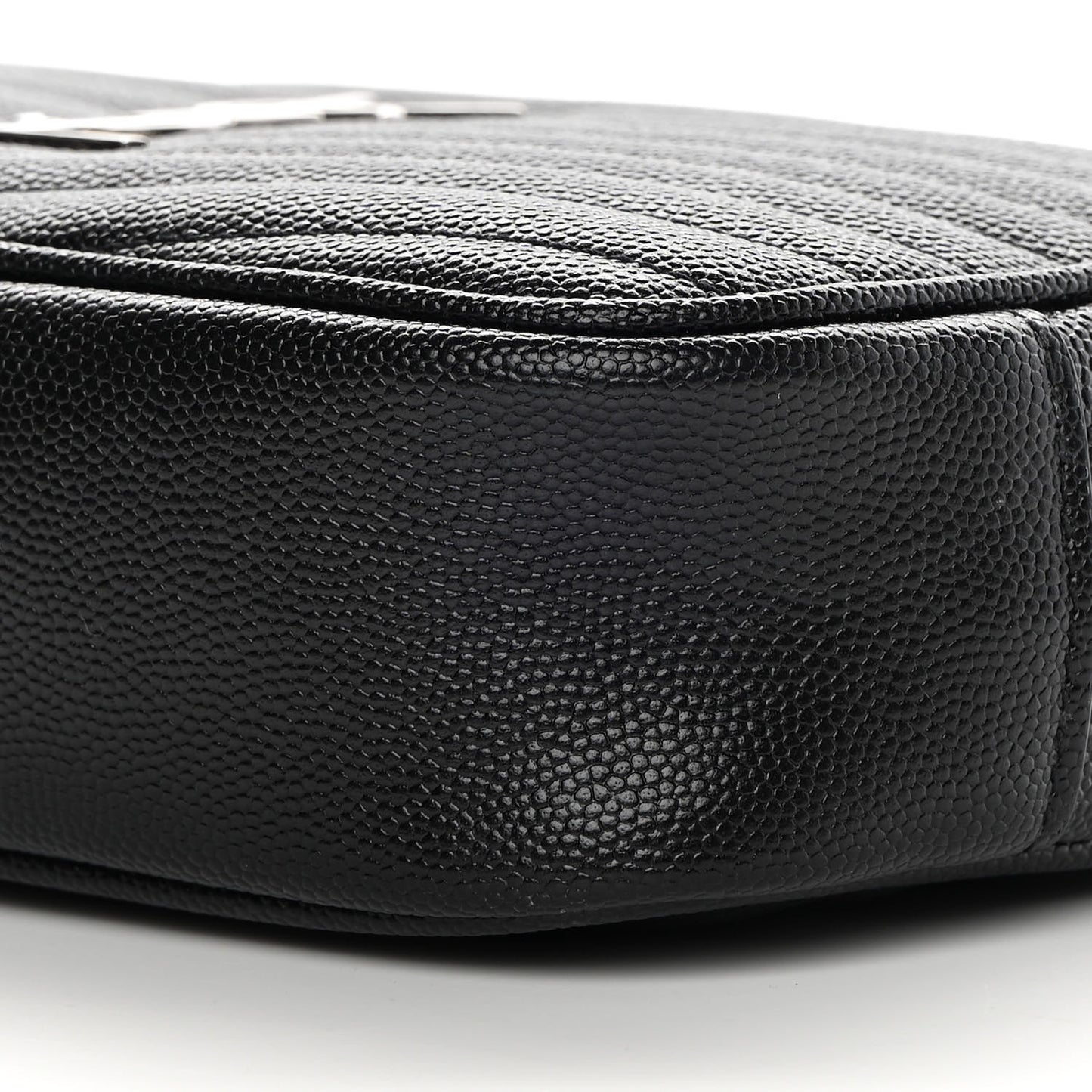 Grain De Poudre Matelasse Monogram Mini Lou Camera Bag Black