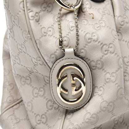 Gucci Guccissima Medium Sukey Top Handle Tote Off White 12 of 14