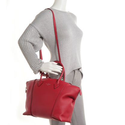 Louis Vuitton Veau Cachemire Soft Lockit MM Framboise 2 of 8
