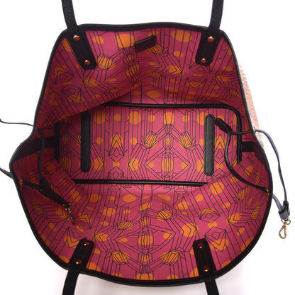 MCM Visetos Medium Project Reversible Shopper Tote Cognac 14 of 21