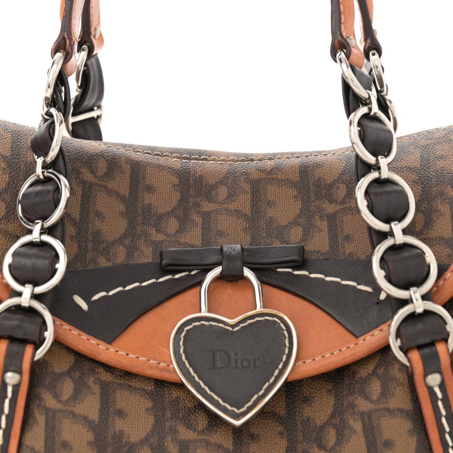 Monogram Romantique Trotter Flap Bag Brown
