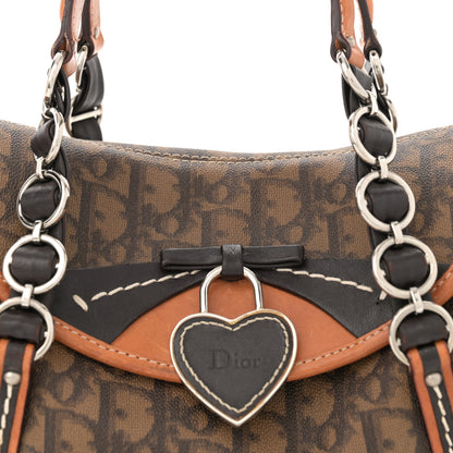 Christian Dior Monogram Romantique Trotter Flap Bag Brown 8 of 13