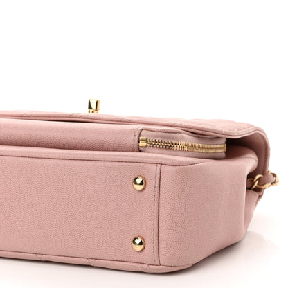 Chanel Caviar Quilted Medium Business Affinity Flap Light Pink 10 of 10