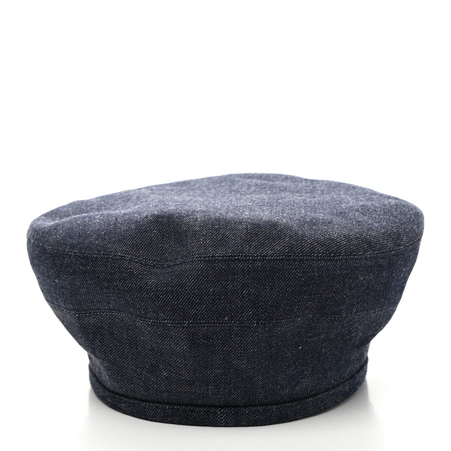 Hermes Denim Saint-Honore Beret 56 Indigo 5 of 10