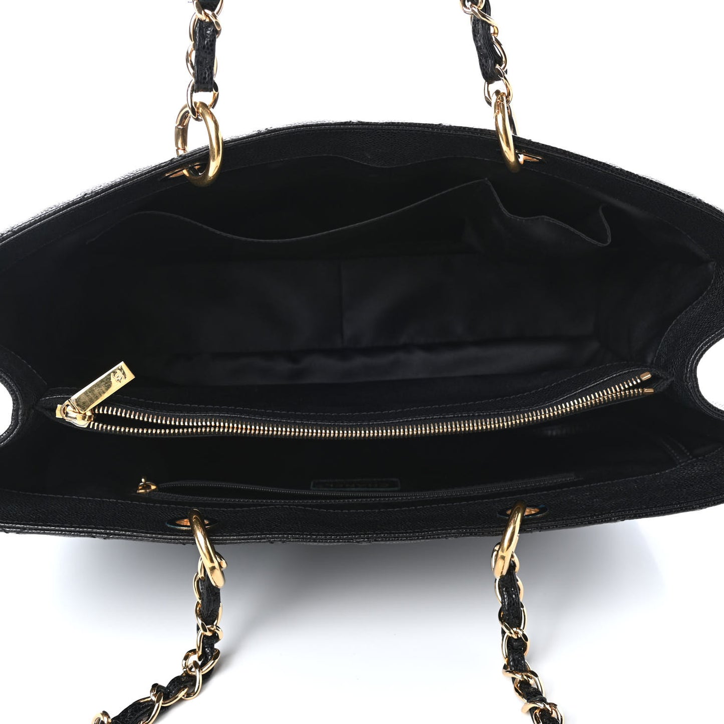 Caviar Quilted XL Grand Shopping Tote GST Black