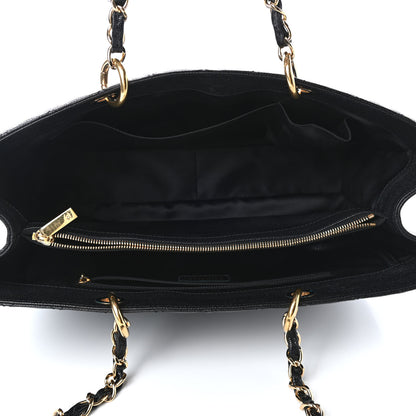 Chanel Caviar Quilted XL Grand Shopping Tote GST Black 4 of 4