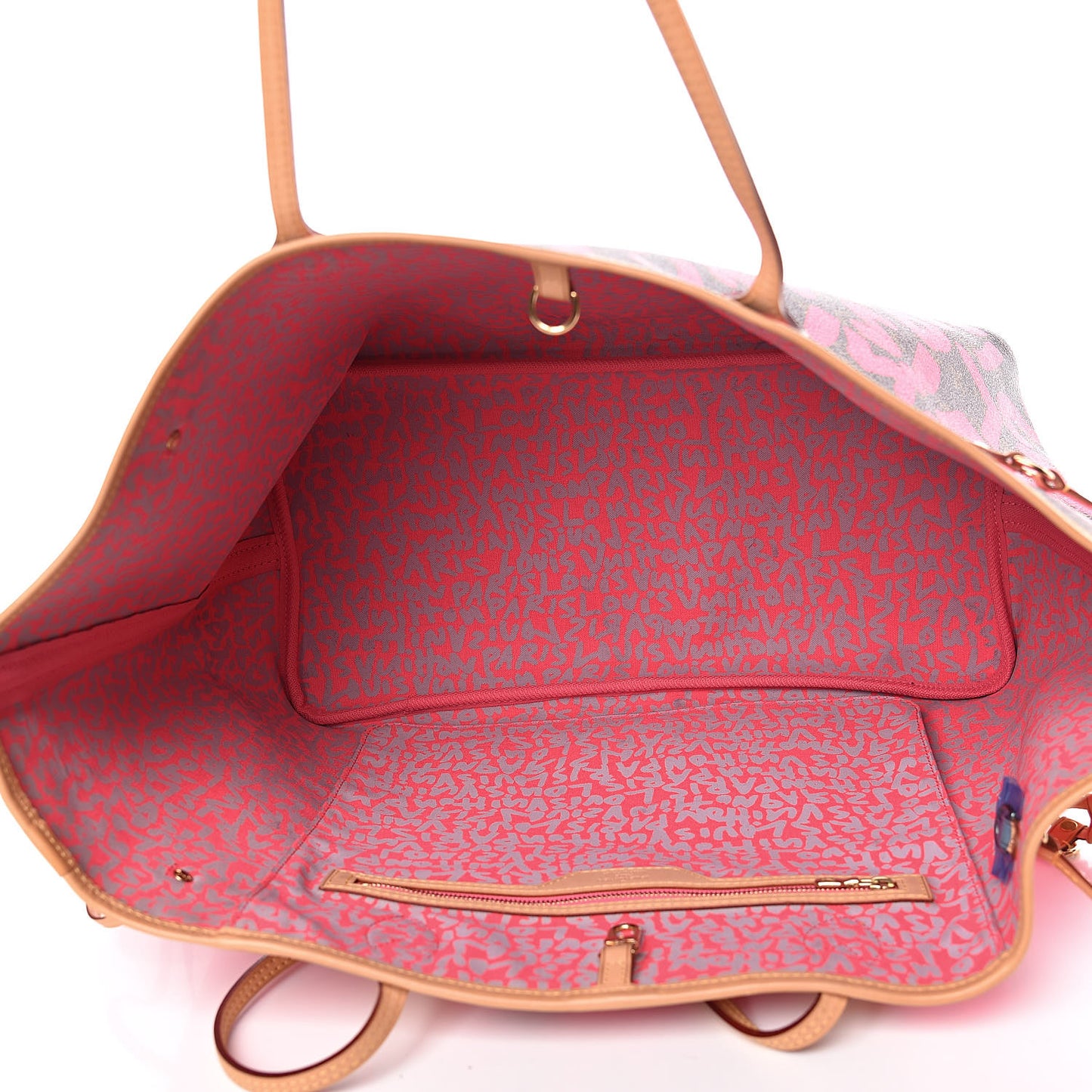 Monogram Graffiti Neverfull GM Fuchsia