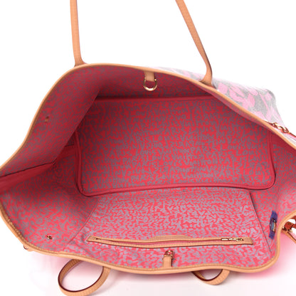 Louis Vuitton Monogram Graffiti Neverfull GM Fuchsia 5 of 12