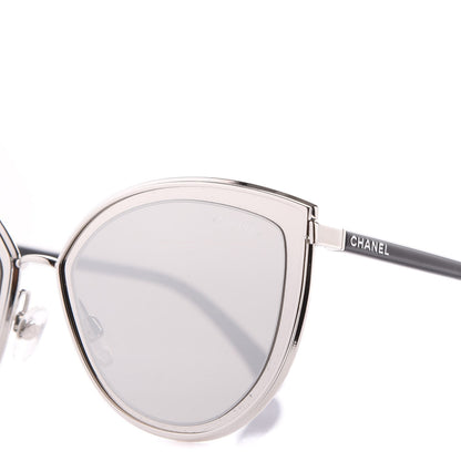 Chanel Cat Eye Sunglasses 4222 Black 2 of 8