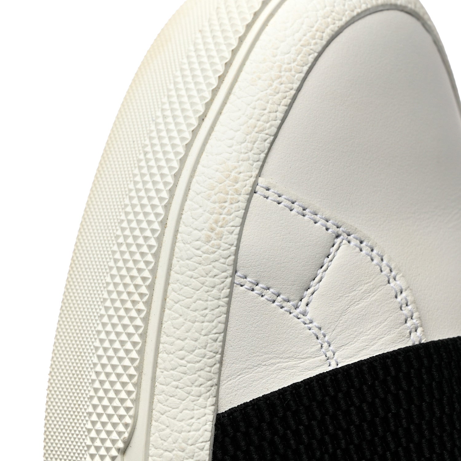 Givenchy Calfskin Band Logo Womens Urban Street Sneakers 39.5 White Black 9 of 10