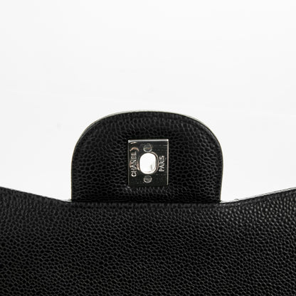 Chanel Caviar Quilted Jumbo Double Flap Black 6 of 8