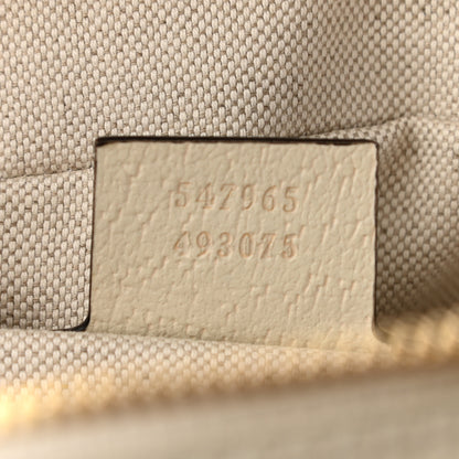 Gucci GG Supreme Monogram Flora Web Small Ophidia Day Backpack White 7 of 9