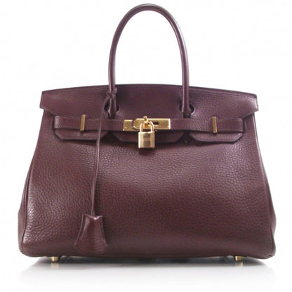 Hermes Taurillon Clemence Birkin 30 Brown 1 of 13