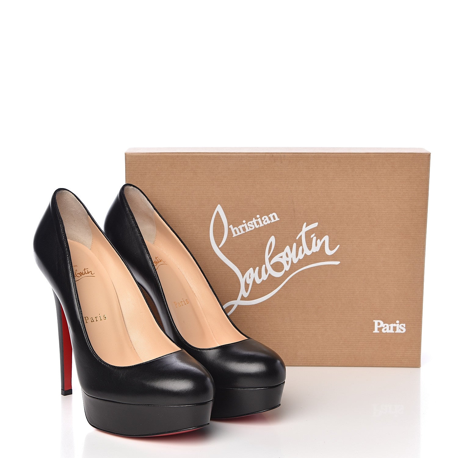 Christian Louboutin Kid Bianca 140 Pumps 38.5 Black 15 of 15