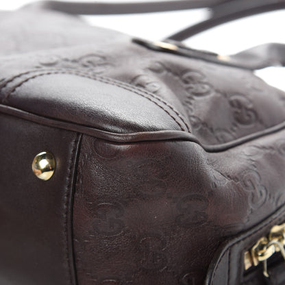 Gucci Guccissima Small Princy Satchel Brown 11 of 15