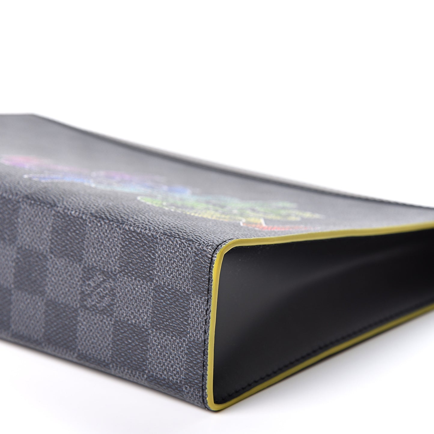 Damier Graphite Pochette Voyage MM Yellow