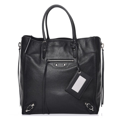 Balenciaga Veau Papier A5 Zip Around Tote Black 1 of 7