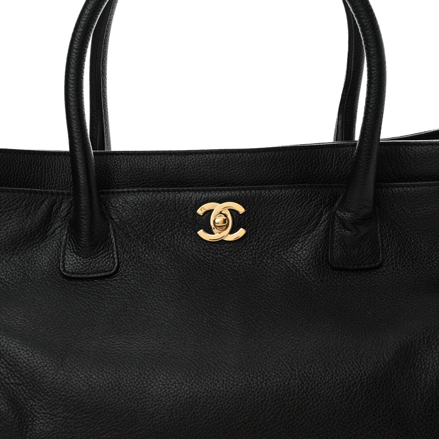 Chanel Caviar Cerf Executive Shopper Tote Black 9 of 18