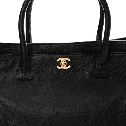 Chanel Caviar Cerf Executive Shopper Tote Black 9 of 18