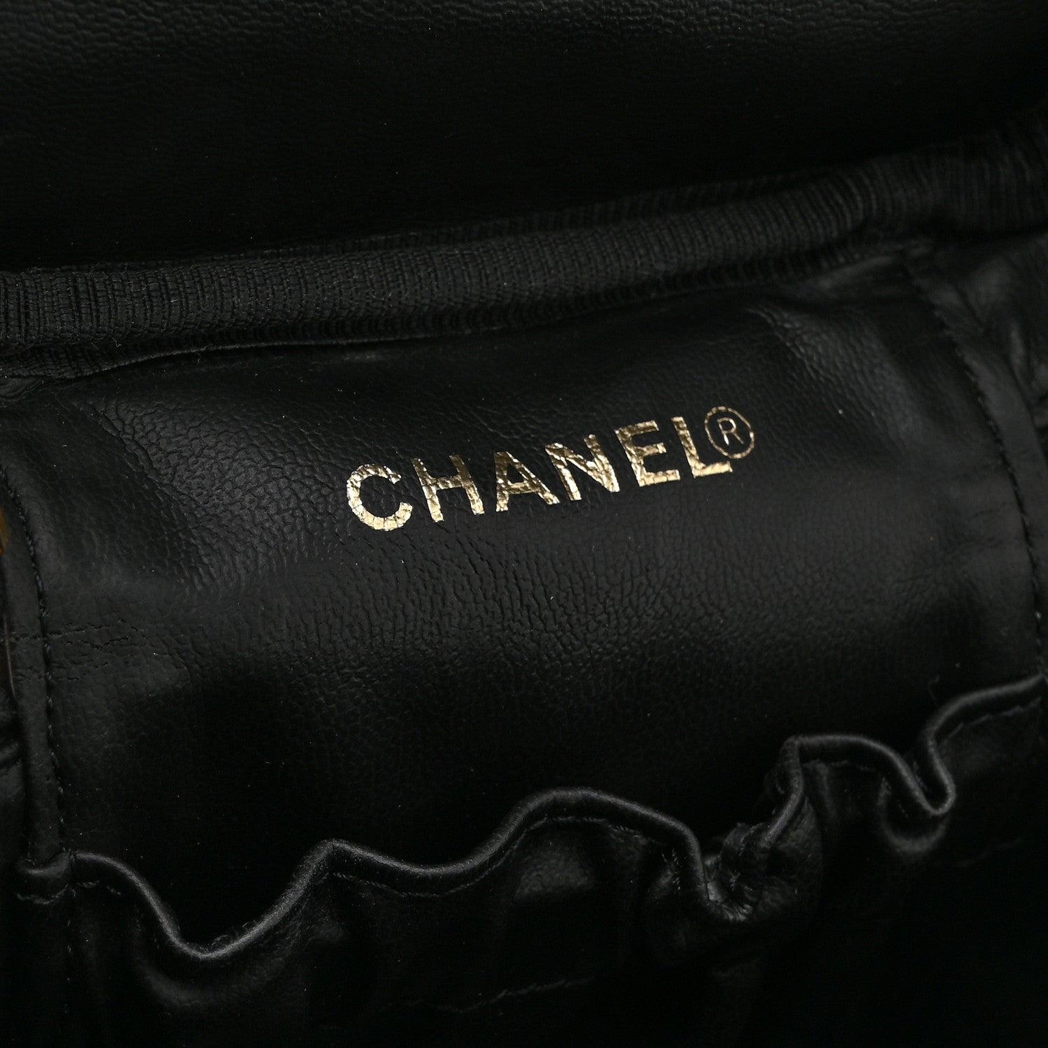 Chanel Caviar Vanity Cosmetic Case Black 6 of 10