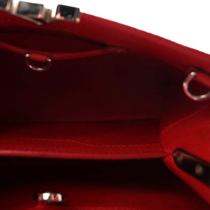 Louis Vuitton Taurillon Capucines BB Rubis 5 of 9