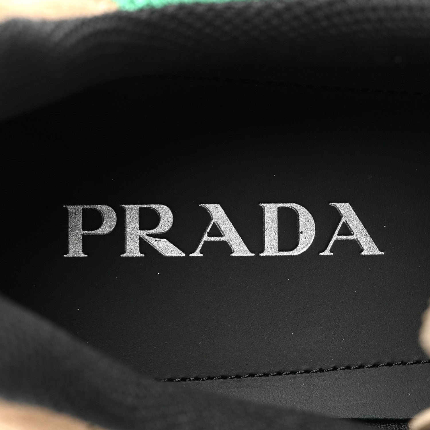 Prada Spazzolato Rois Bike Fabric Mens Sneakers 11 Quarzo Mango 8 of 10