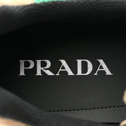Prada Spazzolato Rois Bike Fabric Mens Sneakers 11 Quarzo Mango 8 of 10