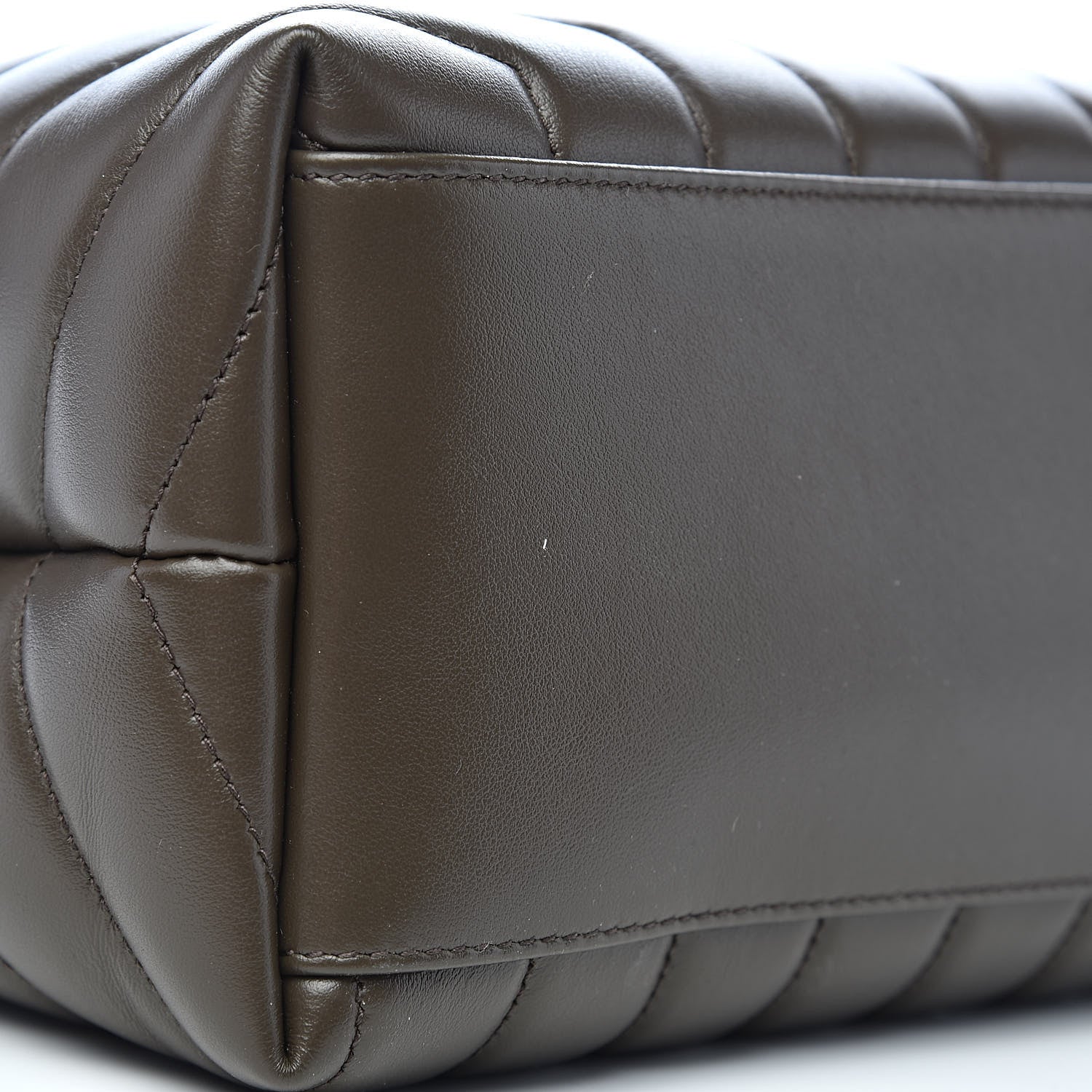 Saint Laurent Calfskin Y Quilted Monogram Medium Loulou Chain Satchel Faggio 9 of 11