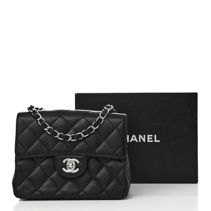 Chanel Caviar Quilted Mini Square Flap Black 14 of 14