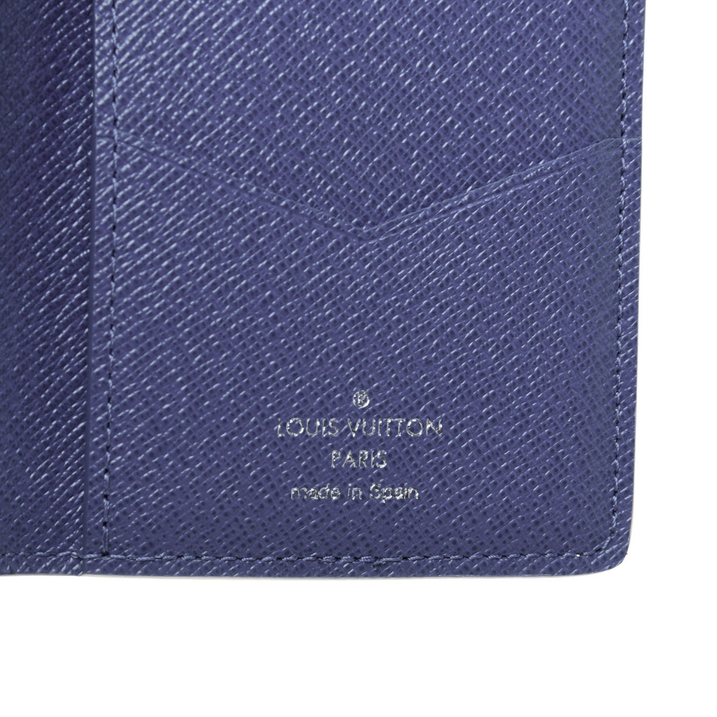 Monogram Watercolor Pocket Organizer NM Multicolor