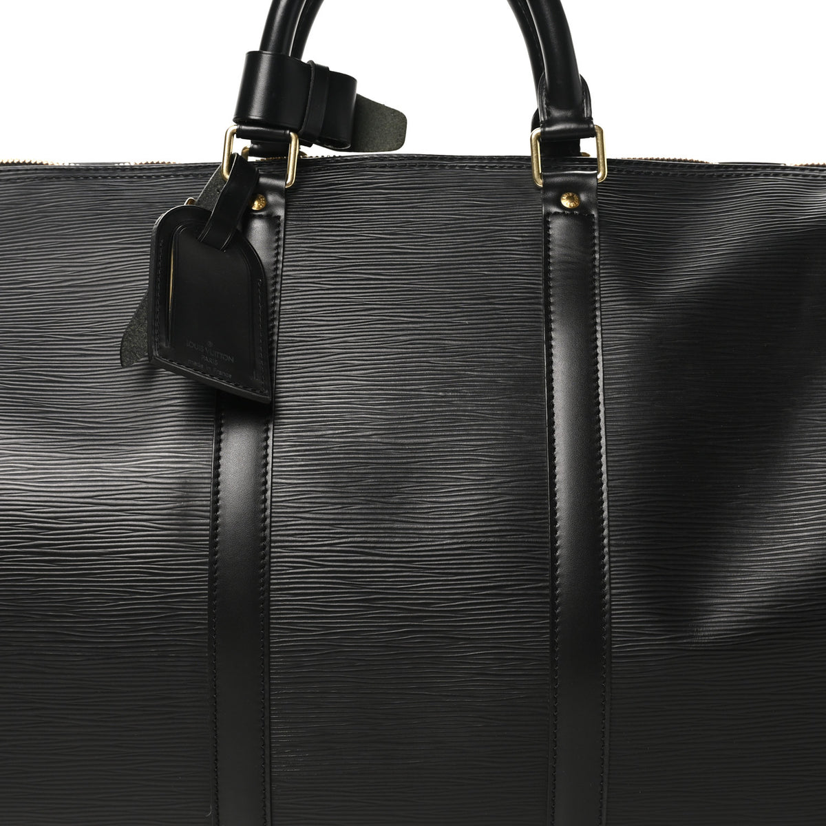 Louis Vuitton Epi Keepall 50 Black 7 of 11
