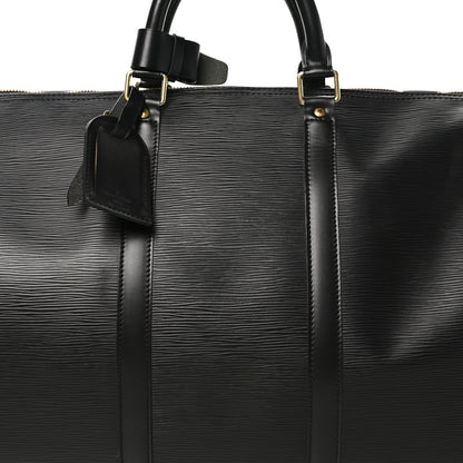 Louis Vuitton Epi Keepall 50 Black 7 of 11