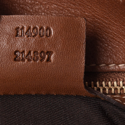 Gucci Calfskin Large Horsebit Chain Hobo Brown 7 of 10