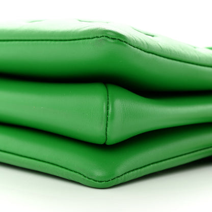 Louis Vuitton Lambskin Embossed Monogram LV Match Coussin PM Green White 11 of 11
