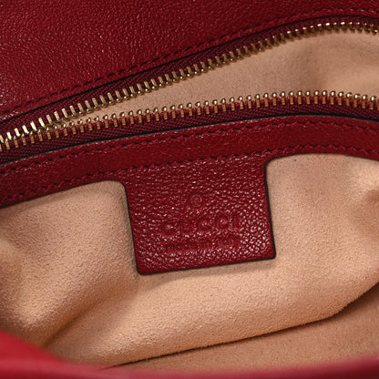 Gucci Sakai Be Green Calfskin Horsebit 1955 Cinch Top Messenger Bag New Cherry Red 6 of 10