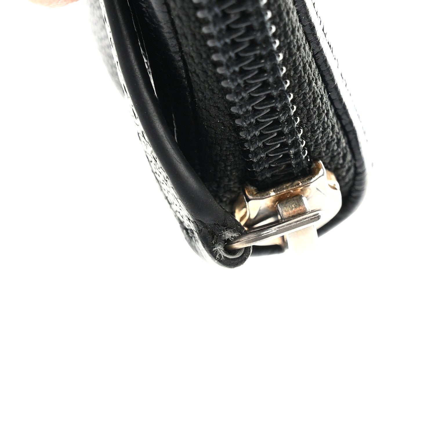 Chanel Caviar Quilted Boy Zip Around Coin Purse Wallet Black 8 of 11