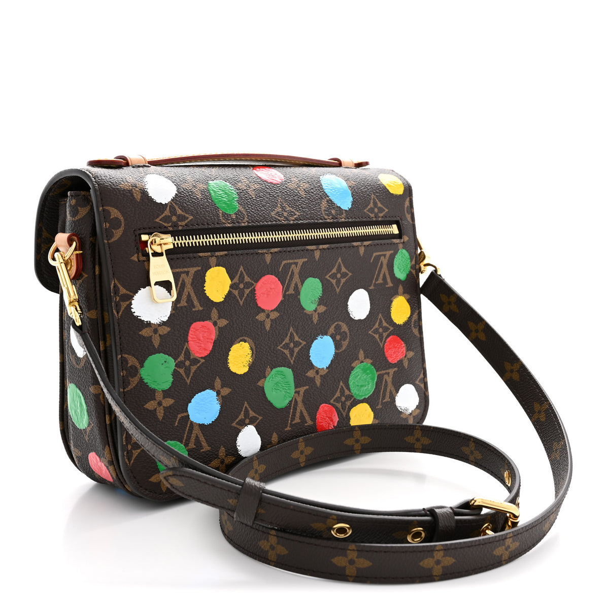 Louis Vuitton LV x YK Monogram Painted Dots Pochette Métis 3 of 10