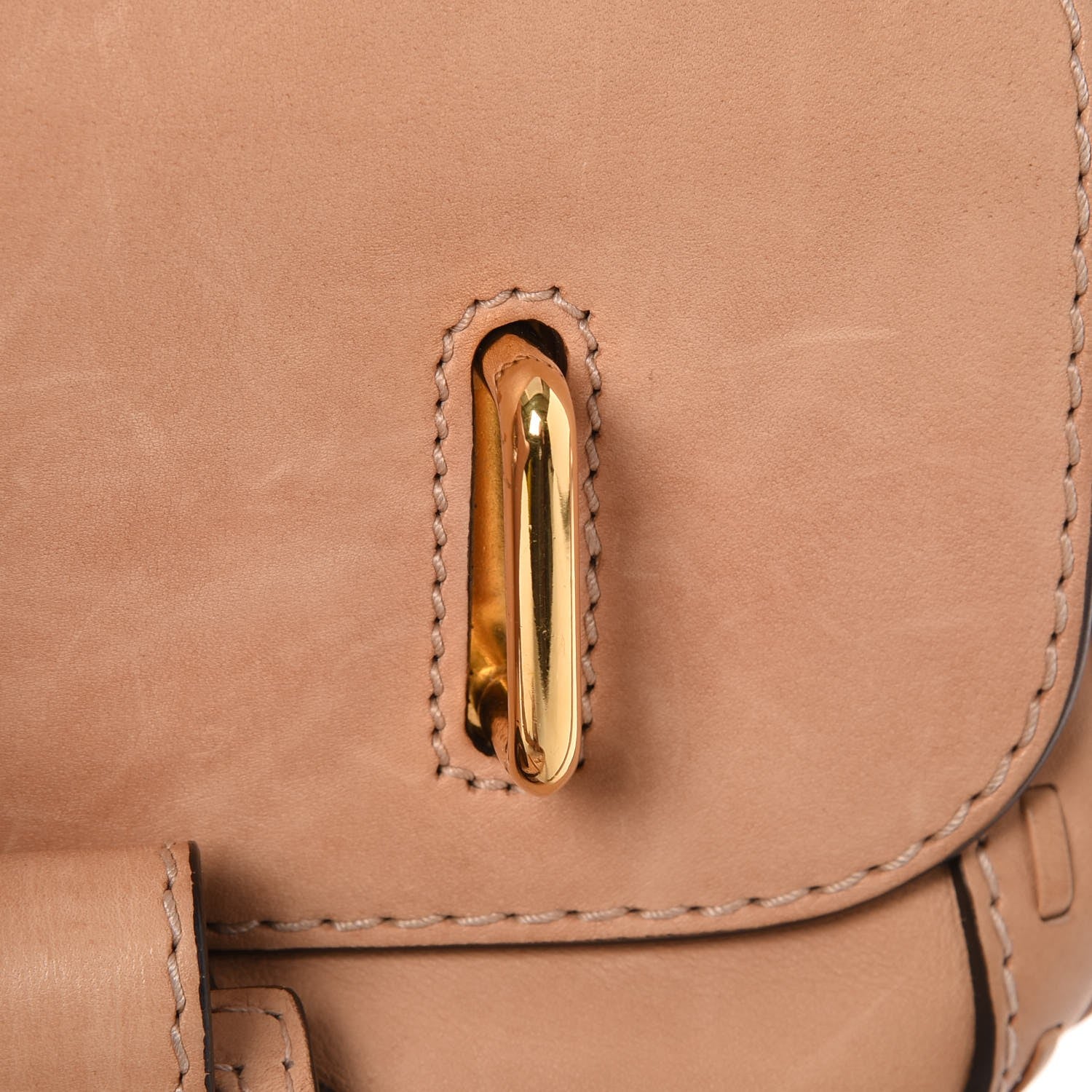 Gucci Calfskin Handmade Medium Top Handle Bag Taupe 10 of 15