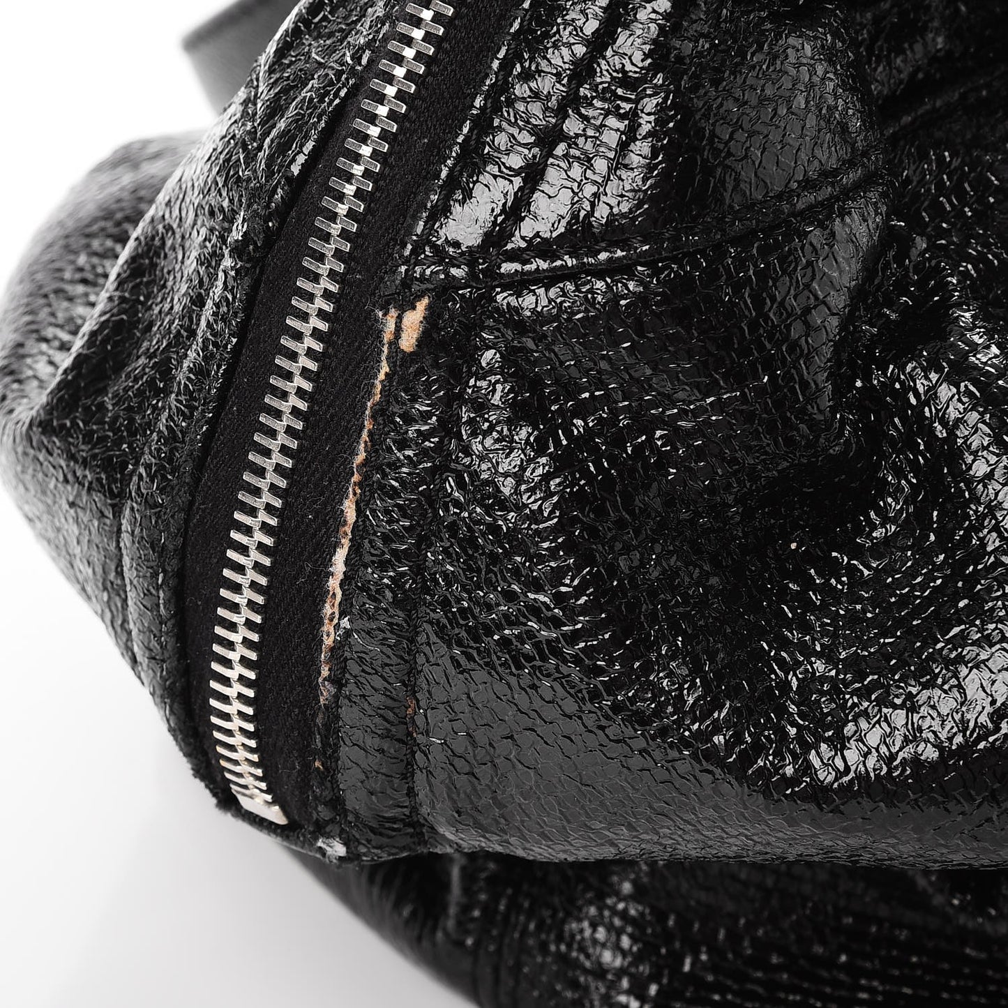Coated Canvas Paris Biarritz Satchel Black
