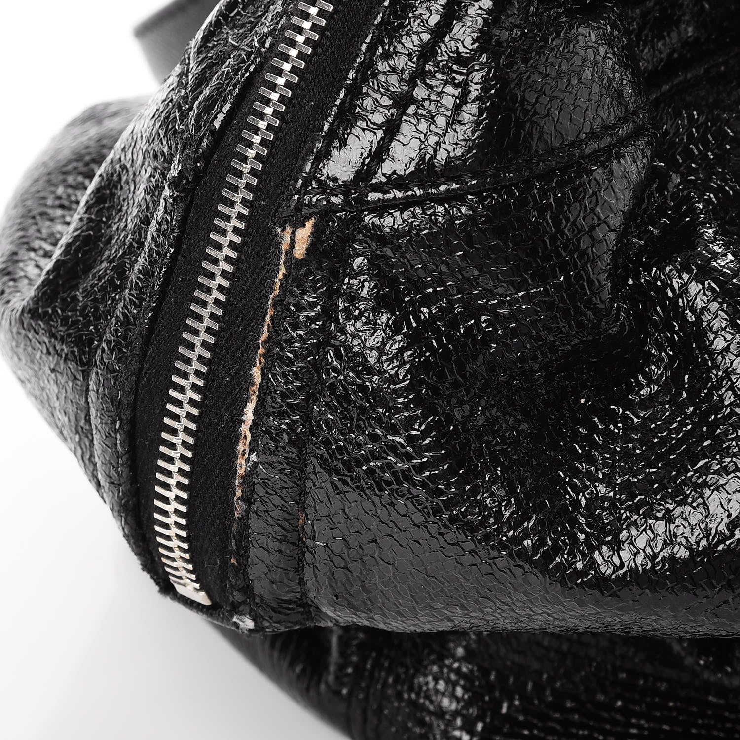 Chanel Coated Canvas Paris Biarritz Satchel Black 8 of 12