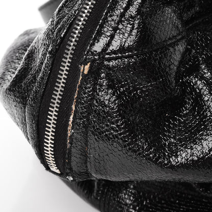 Chanel Coated Canvas Paris Biarritz Satchel Black 8 of 12